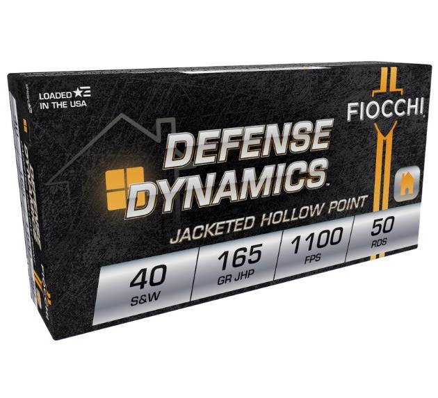 Fiocchi 40 S&W Ammunition FI40SWC 165 Grain Jacketed Hollow Point 50 rounds