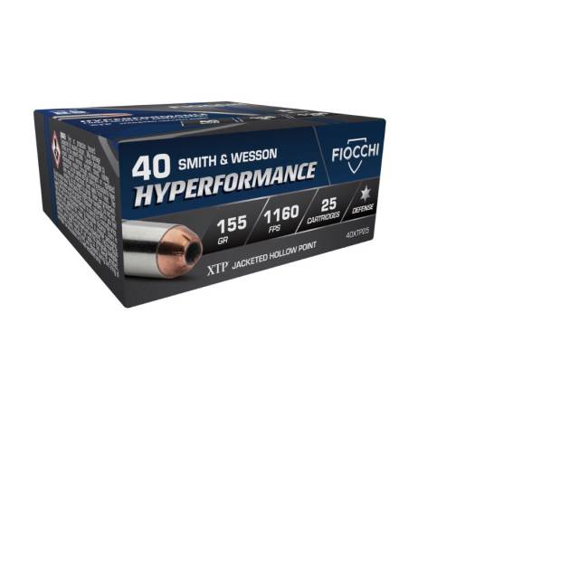 Fiocchi 40 S&W Extrema Ammunition FI40XTP25 155 Grain XTP JHP 25 rounds