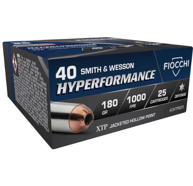 Fiocchi 40 S&W Extrema Ammunition FI40XTPB25 180 Grain XTP Jacketed Hollow Point 25 Rounds