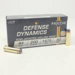 Fiocchi 44 Remington Magnum Ammunition FI44B 200 Grain Semi-Jacketed Hollow Point 50 rounds