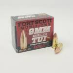 Fort Scott Munitions 9mm Ammunition FSM9MM125SCVSS 125 Grain Subsonic Solid Copper Spun 20 Rounds