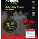 Firebird Targets FT65BIO 65mm Biodegradable Round Adhesive Exploding Target Pack of 10