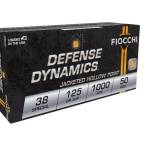 Fiocchi 38 Special Shooting Dynamics Ammunition FI38F 125 Grain Semi-Jacketed Hollow Point 50 Rounds