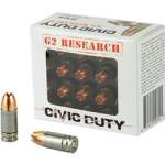 G2R CIVIC DUTY 9MM 94GR 20/500