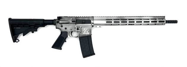 Great Lakes Firearms GL15223B-ALM 223 Wylde 16" 30+1 Battleworn Aluminum Cerakote/Nitride Barrel