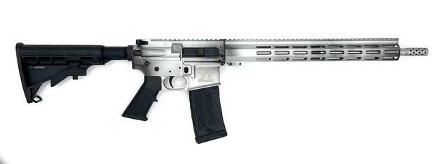Great Lakes Firearms GL15223SSB-ALM 223 Wylde 16" 30+1 Battleworn Aluminum Cerakote/Stainless Barrel