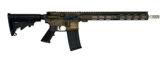 Great Lakes Firearms GL15223SSB-BRZ 223 Wylde 16" 30+1 Battleworn Bronze Cerakote/Stainless Barrel