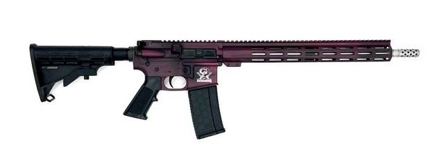 Great Lakes Firearms GL15223SSB-CHY 223 Wylde 16" 30+1 Battleworn Black Cherry Cerakote /Stainless Barrel
