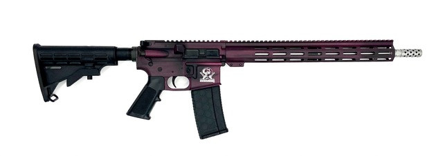 Great Lakes Firearms GL15223SSB-CHY 223 Wylde 16" 30+1 Battleworn Black Cherry Cerakote /Stainless Barrel