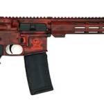 Great Lakes Firearms GL15223SSB-LRD 223 Wylde 16" 30+1 Battleworn Lipstick Red Cerakote/Stainless Barrel