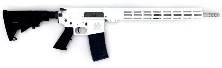 Great Lakes Firearms GL15223SSWHT 223 Wylde 16" 30+1 SS Barrel White Cerakote