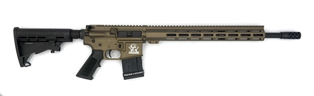 Great Lakes Firearms 450 Bushmaster GL15450BRZ AR-15 18" 1:24" Nitride Barrel Bronze Cerakote