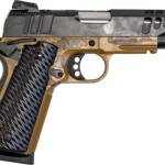 Great Lakes Firearms GL1911-45CSSM-SAH 1911 4.25" 8+1 Black/SS Barrel/Mission Sahara
