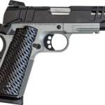 Great Lakes Firearms GL1911-45CSSSRK 1911 4.25" 8+1 Black/SS Barrel/Bull Shark