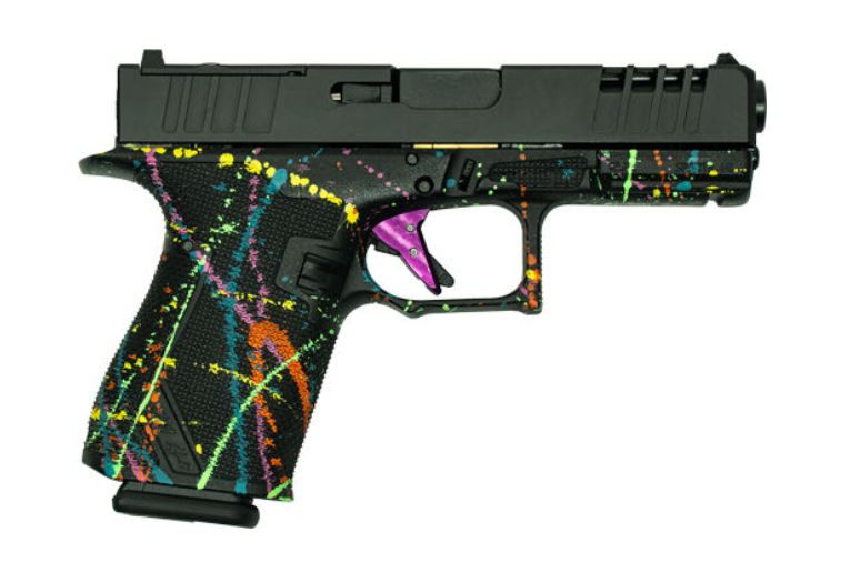 Great Lakes Firearms GL19SBLK Striker 4" 15+1 Splatter Black/Nitride Barrel