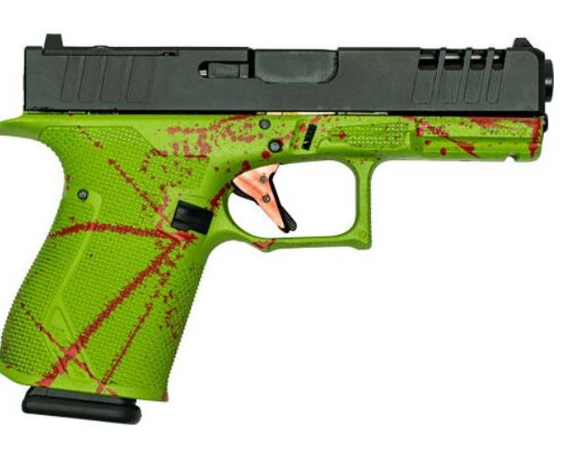 Great Lakes Firearms GL19SZOM Striker 4" 15+1 Splatter Zombie/Nitride Barrel