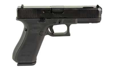 Glock 17CV 9mm pistol with matte black finish and 4.49-inch barrel