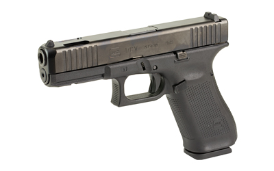 Glock 17CV 9mm pistol with matte black finish and 4.49-inch barrel