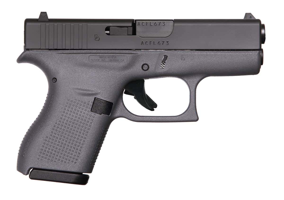 GLOCK G42 G3 GRAY 380ACP 6+1 3.25 #