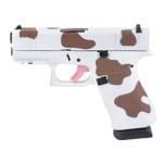 GLOCK 43X 9MM 15RD BRN COW PRINT