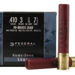 Federal 410 Bore Ammunition Game-Shok H41375 3" #7.5 Shot 11/16oz 1135fps Case of 250 Rounds