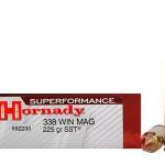 Hornady 338 Win Mag Superformance H82233 225 gr SST 20 rounds