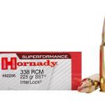 Hornady 338 RCM Ammunition Superformance H82236 225 Grain SST 20 rounds