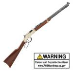 Henry Repeating Arms Golden Boy lever-action rifle with walnut stock and octagon barrel