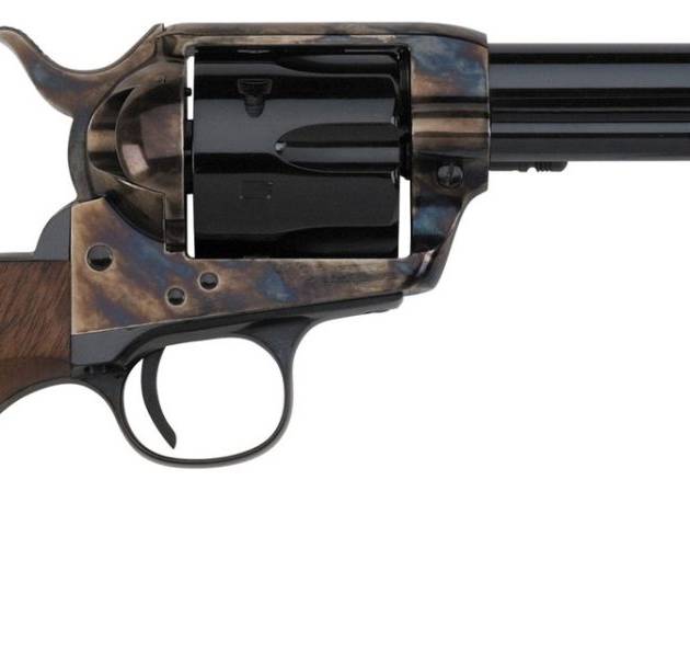 Pietta HF357CHS434NM 1873 Great Western II "Californian" .357 Magnum 6 Rounds 4.75" Case Hardened Steel/Walnut Grip