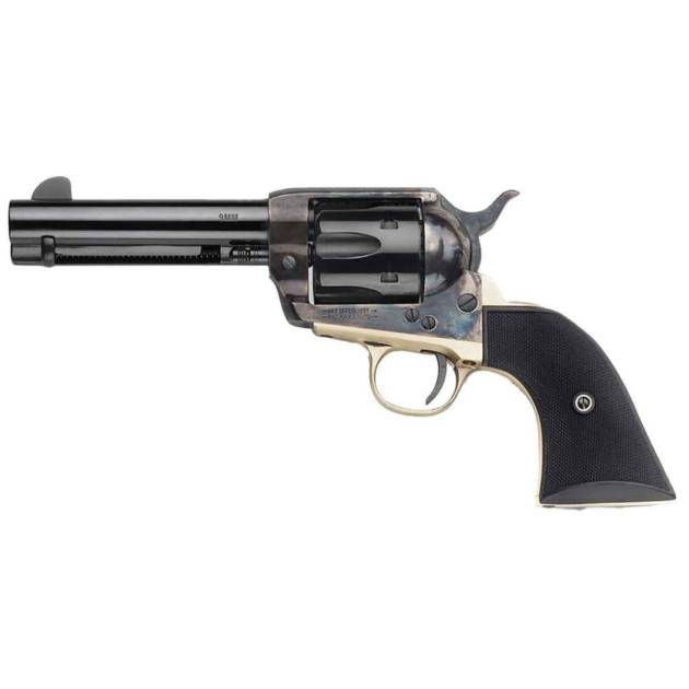 Pietta HF9CHBR434NMBP GWII Gunfighter 9mm 6 Rounds 4.75" Case Hardened/Brass/Polymer Grips