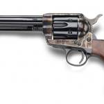 Pietta HF9CHS434NM GWII Californian 9mm 6 Rounds 4.75" Case Hardened/Blued/Wood