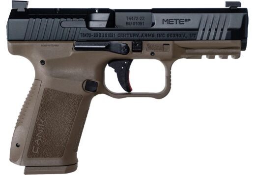Canik HG7159-N Mete SF 9mm 4.19" 15+1 FDE/Black