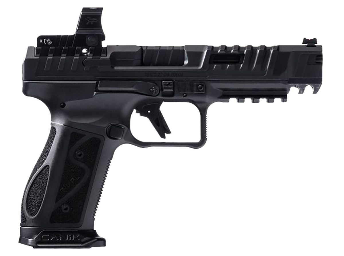 Canik HG7607-N SFx Rival-S Dark Side 9mm 5" 18+1 W/ MeCanik M02 Optic Steel Frame Black