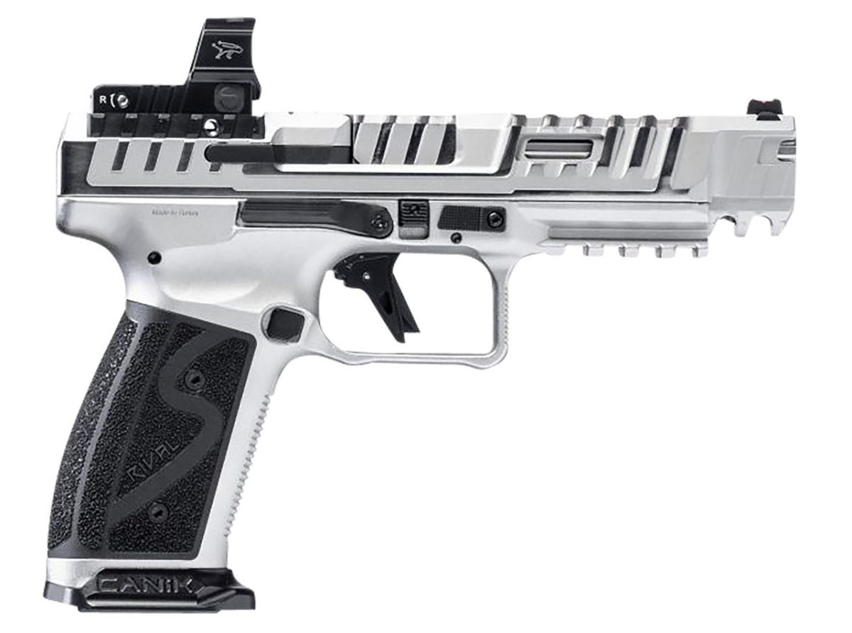 Canik HG7607C-N SFx Rival-S 9mm 5" 18+1 W/ MeCanik M02 Optic Steel Frame Chrome
