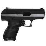 Hi-Point .380ACP Compact Poly-Frame Pistol 8+1 w/ Hard Case and Tuff1 Grip Black/Silver