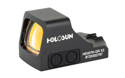 Holosun HE407K-GR X2 reflex sight with 6 MOA green dot