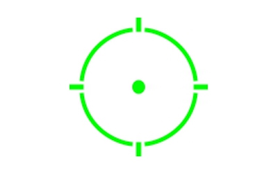 Holosun HE507K-GR X2 black reflex sight with green 2 MOA dot and 32 MOA circle reticle