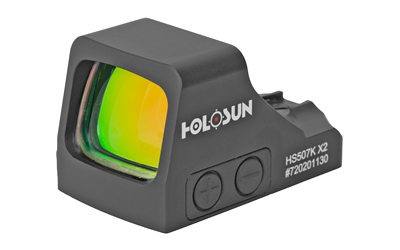 Holosun HS507K X2 black open reflex sight with 2 MOA dot and 32 MOA circle