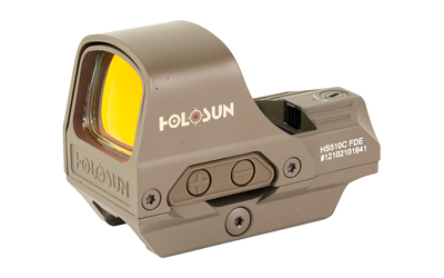 Holosun HS510C 1x open reflex sight in Flat Dark Earth