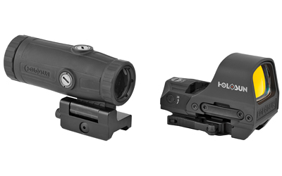 Holosun HS510C 1x reflex sight with HM3X 3x flip-to-side magnifier combo