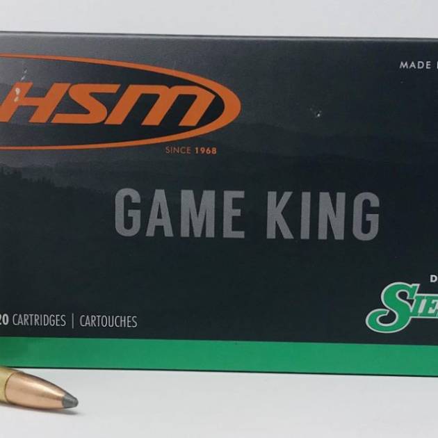HSM 30-40 Krag Ammunition 3040Krag9N 180 Grain SBT GameKing 20 Rounds