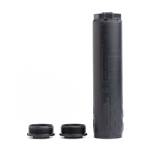 HUXWRX FLOW RANGE 36 TI DT black titanium suppressor