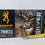 Browning 7mm Rem Mag Ammunition Silver Series B192600071 175 Grain Plated Soft Point 20 Rounds