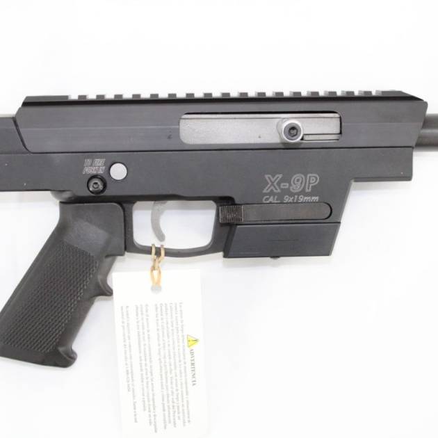 Excel Arms EA09504 X-9P Semi-Auto 9mm Pistol 4" 17+1 Threaded Barrel Black