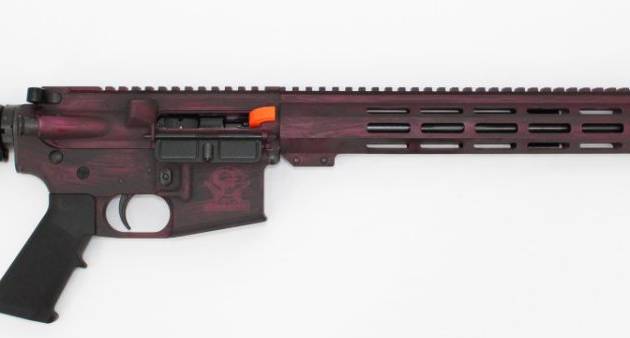 Great Lakes Firearms GL15223B-CHY 223 Wylde 16" 30+1 Battleworn Black Cherry Cerakote/Nitride Barrel