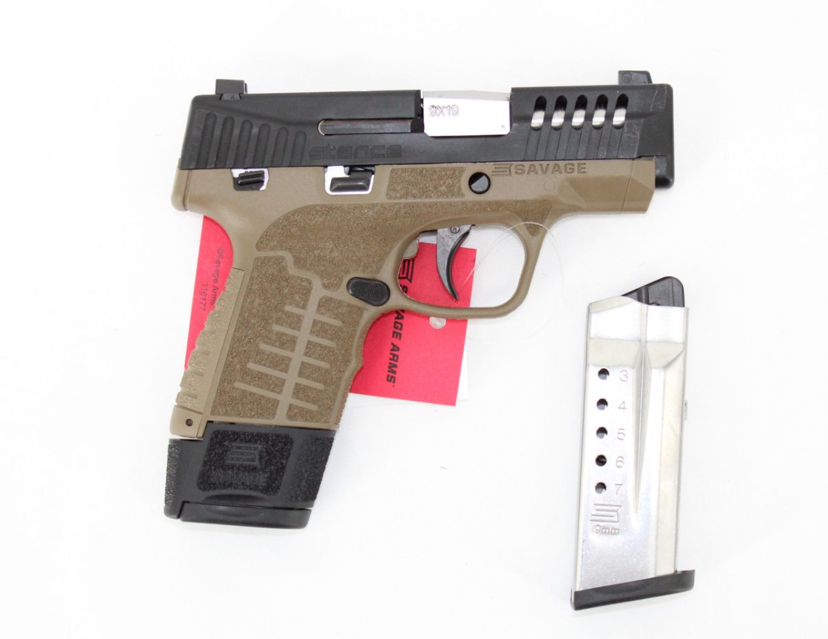 Savage Arms Stance 67040 MC9MS 9mm 3.2" 7+1/10+1 FDE w/ Night Sights