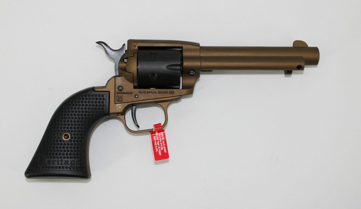 Heritage Manufacturing Rough Rider SRR22A4 .22LR 4.75" 6 Rounds Burnt Bronze/SBK