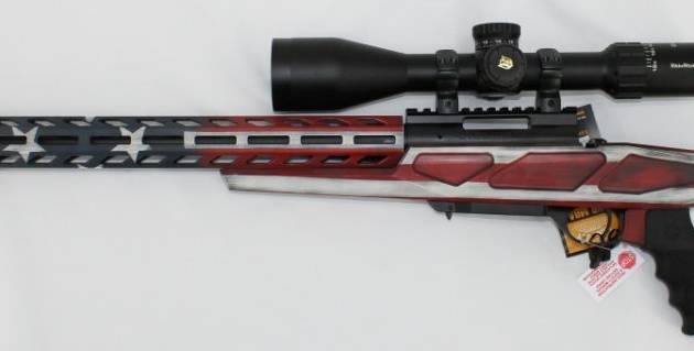 Howa HCRA70804USA Mini APC Bolt Action Rifle Package 6mm ARC 20" 10+1 USA Flag Finish