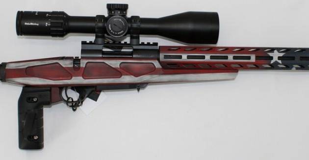 Howa HCRA70620USAMDT M1500 Mini Chassis 6.5 Grendel 20" 5+1 USA Flag Cerakote W/ 4-16x50 Scope, 2 Grips, Bipod