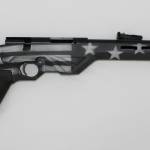 Citadel CIT22LRBLTUSG Trakr .22LR Bolt Action Rifle 18" 5+1 US Flag Grayscale